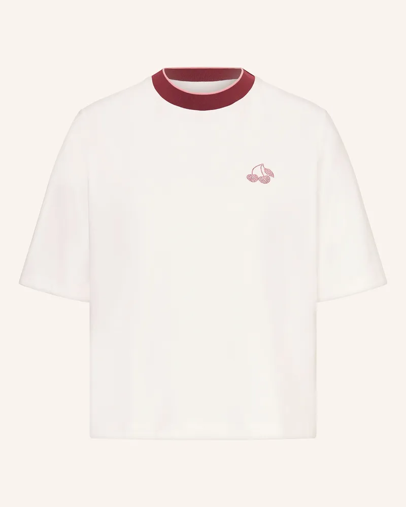 Marc Cain T-Shirt Mit Schmucksteinen weiss Weiss