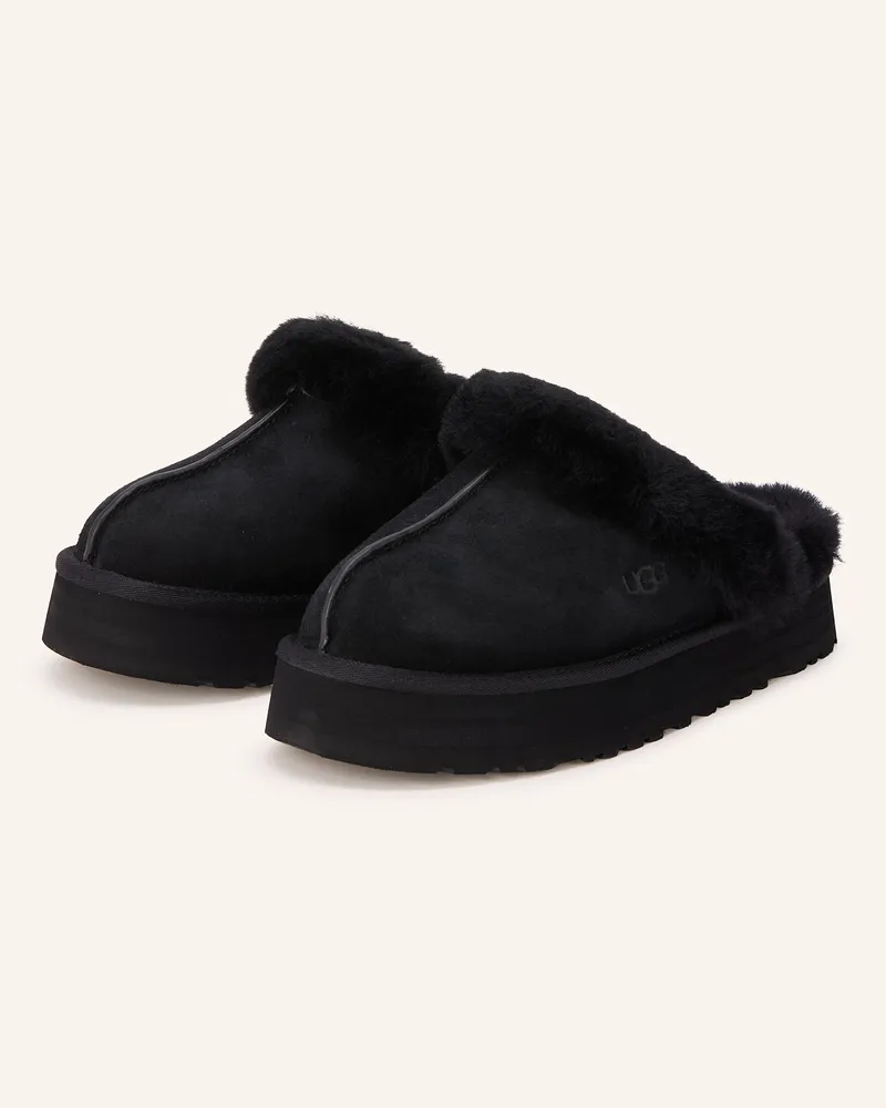 UGG Pantoletten Disquette schwarz Schwarz