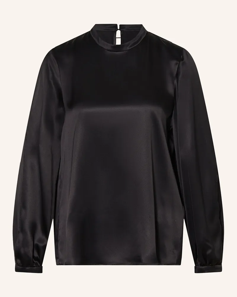 Luisa Cerano Seidenbluse schwarz Schwarz