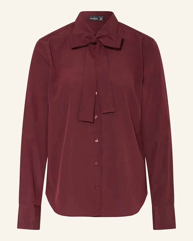 van Laack Seidenbluse Vl-Cellai-Xx Mit Abnehmbarer Schluppe rot Dunkelrot