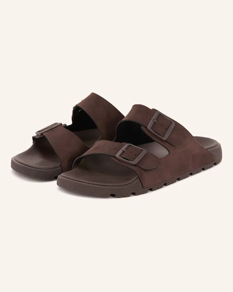 HUGO BOSS Pantoletten SURFLEY Braun