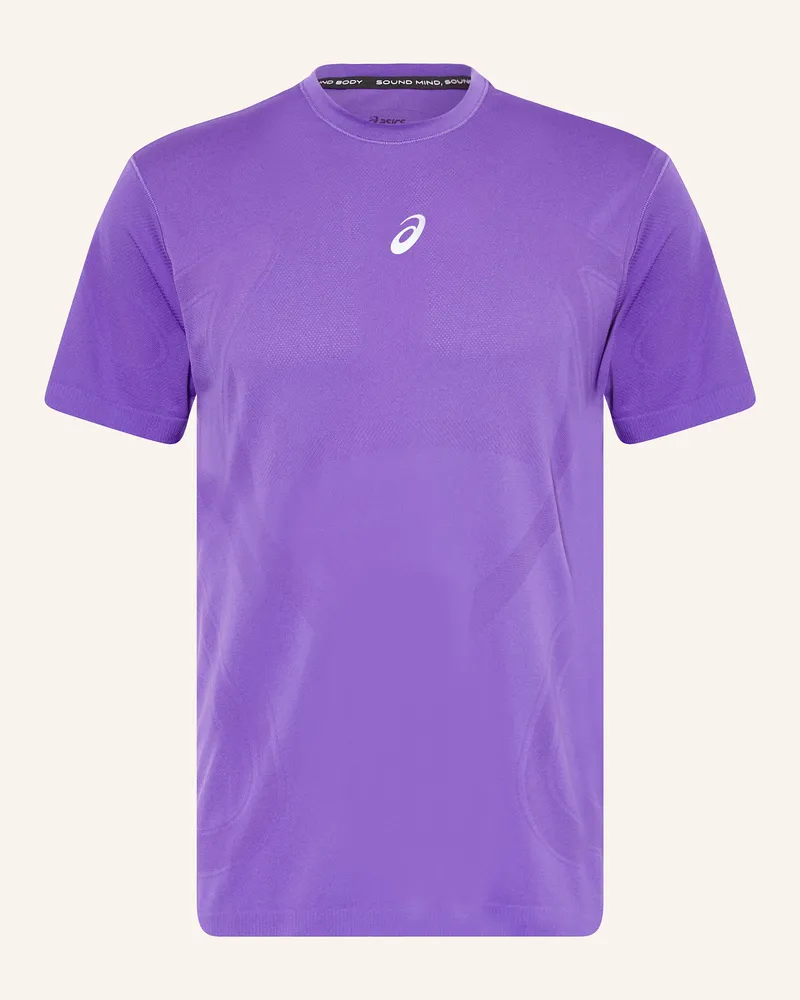 Asics Laufshirt ROAD SEAMLESS SS Lila