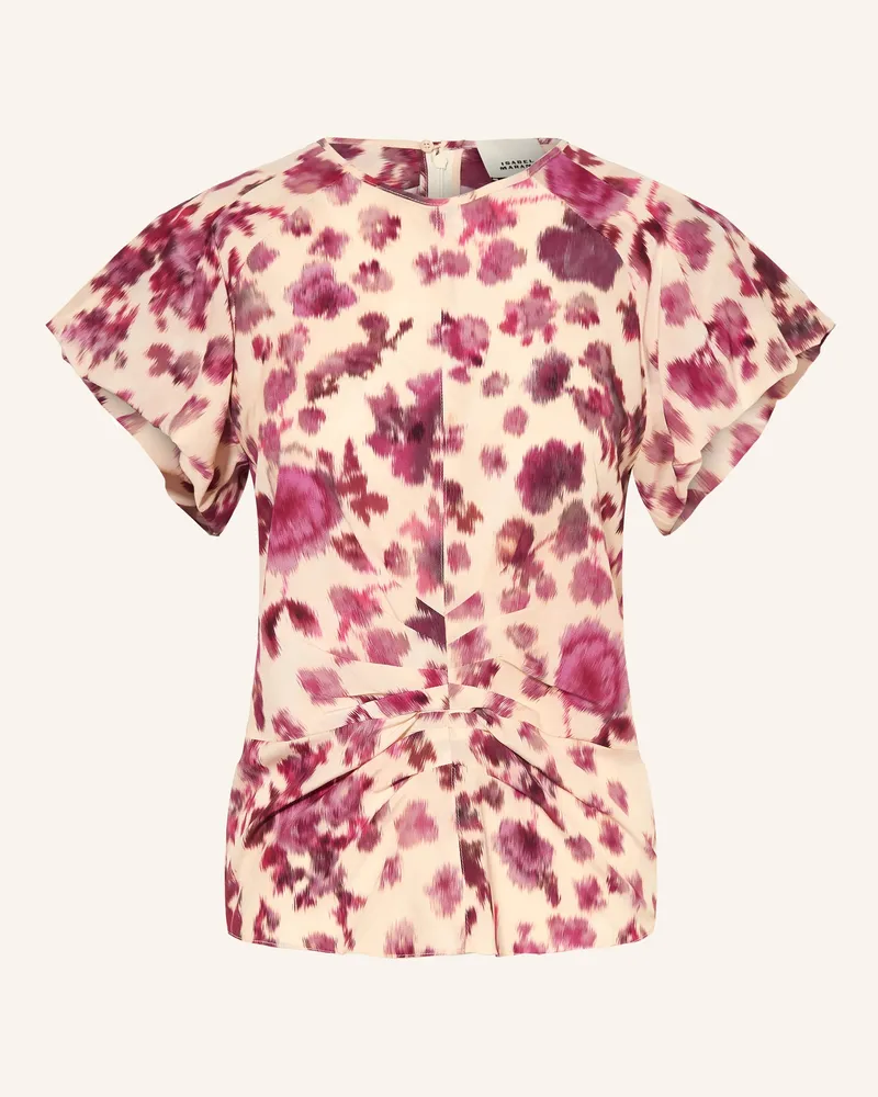 Isabel Marant Blusenshirt Tullya Aus Seide rosa Fuchsia