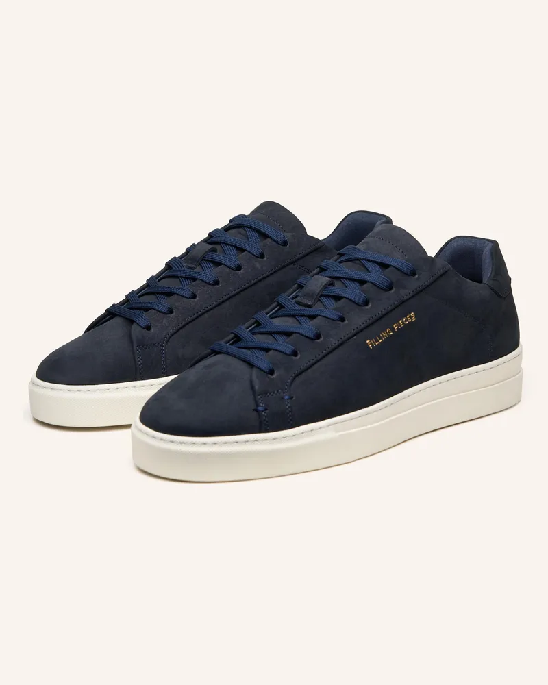 Filling Pieces Sneaker Tiebreak Grain blau Dunkelblau