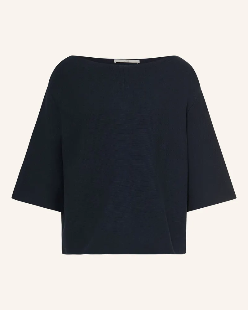 Lanius Pullover Mit 3/4-Arm blau Dunkelblau