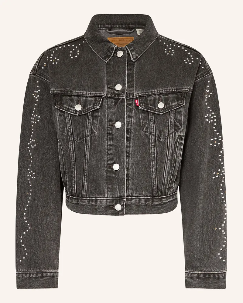 Levi's Jeansjacke SHRUNKEN 90S mit Schmucksteinen 03