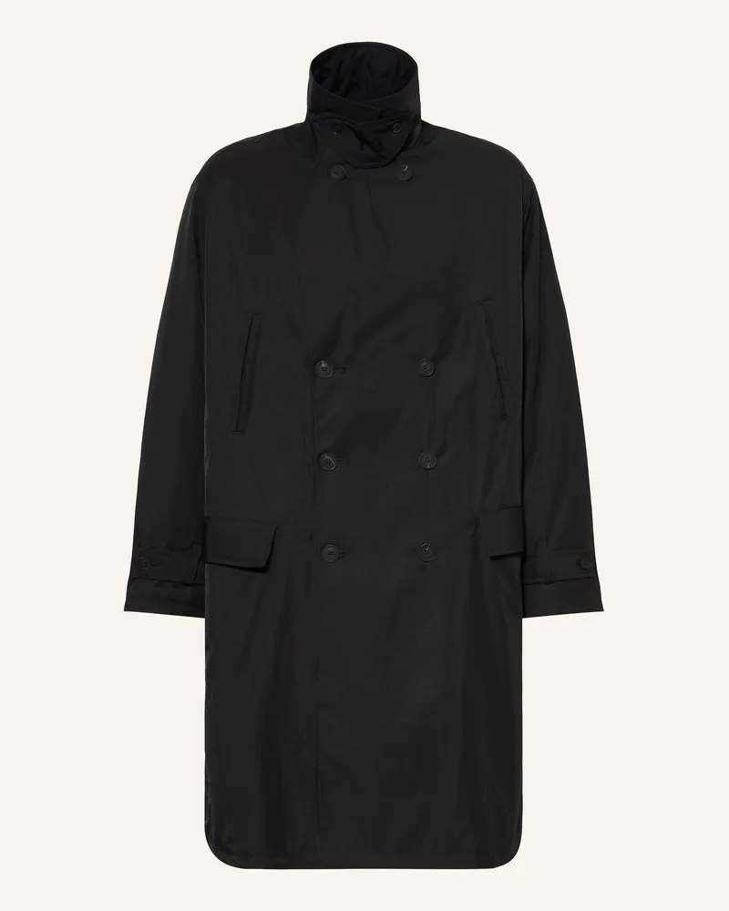 Y-3 Trenchcoat schwarz Schwarz