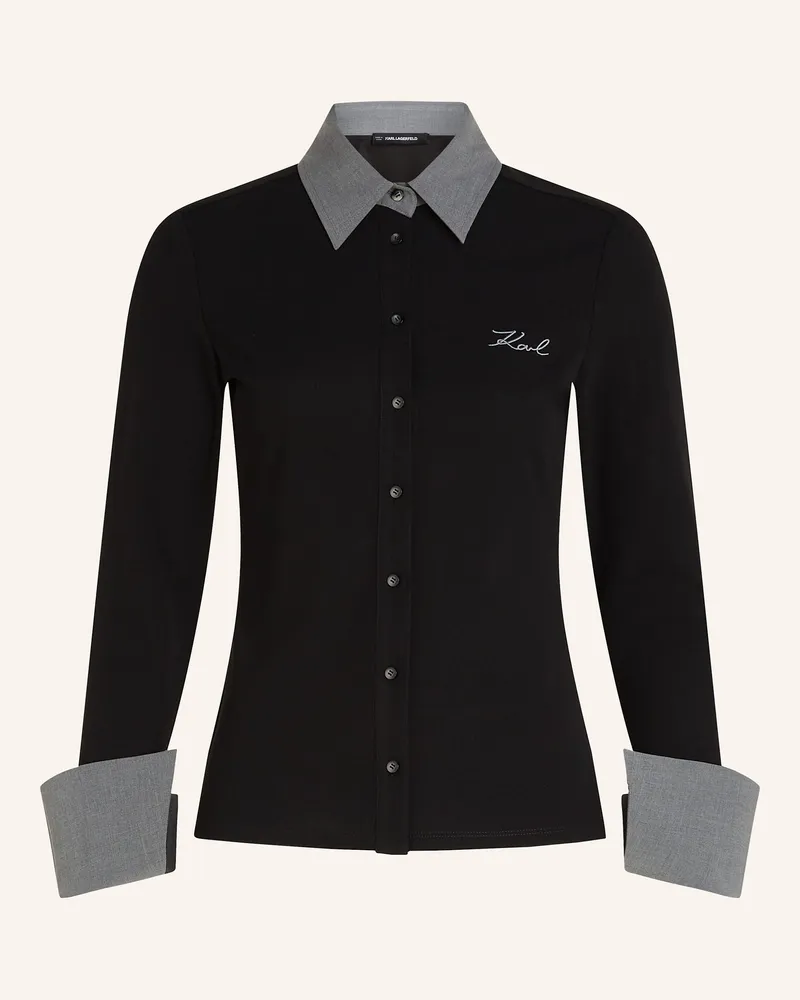 Karl Lagerfeld Top Schwarz