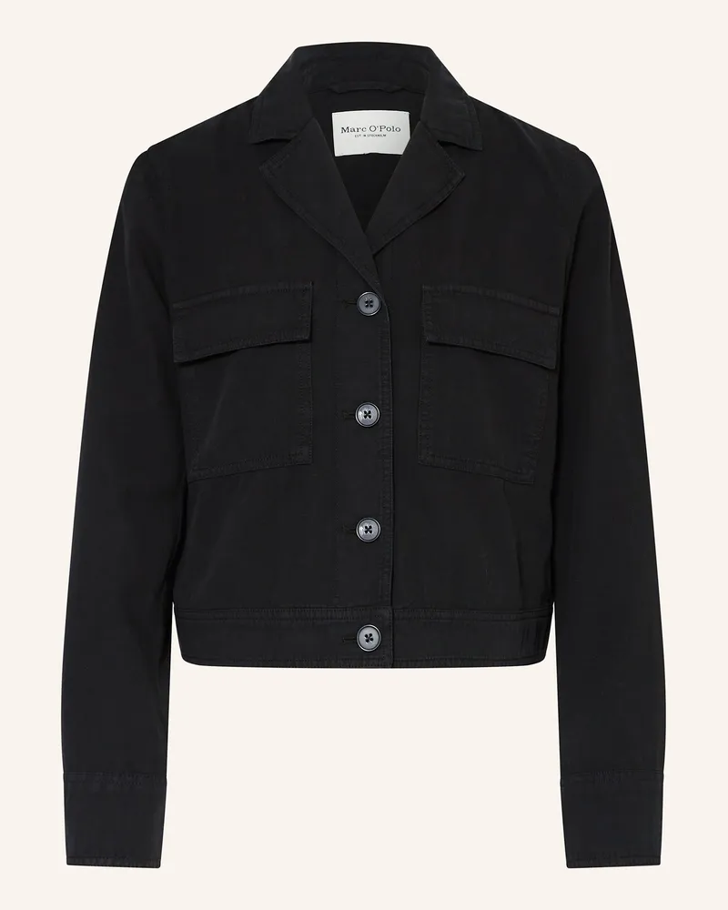 Marc O'Polo Cropped-Blazer Schwarz