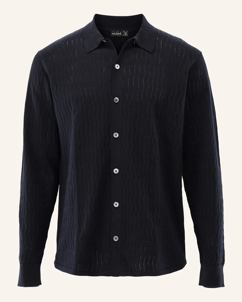 van Laack Pullover blau Dunkelblau