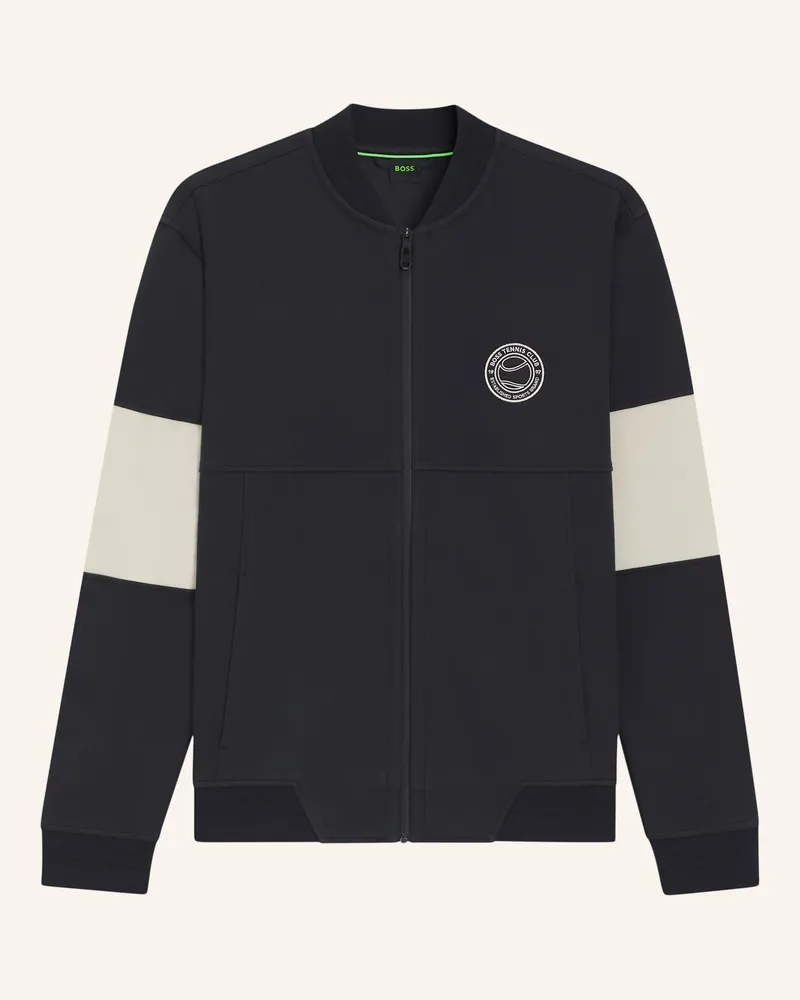 HUGO BOSS Sweatshirt Sw_Join Fz Regular Fit blau Dunkelblau