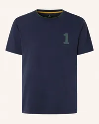 Hackett T-Shirt HERITAGE NUMBER TEE Blau