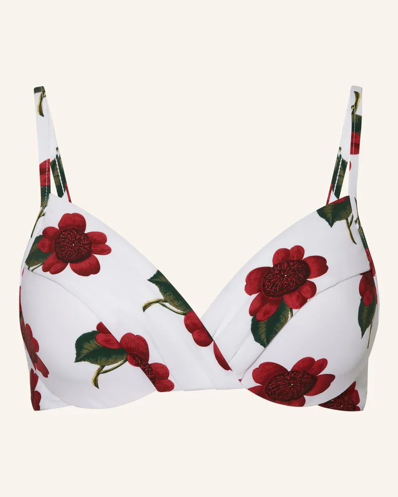 Maryan Mehlhorn Bügel-Bikini-Top The Bloom weiss Weiss