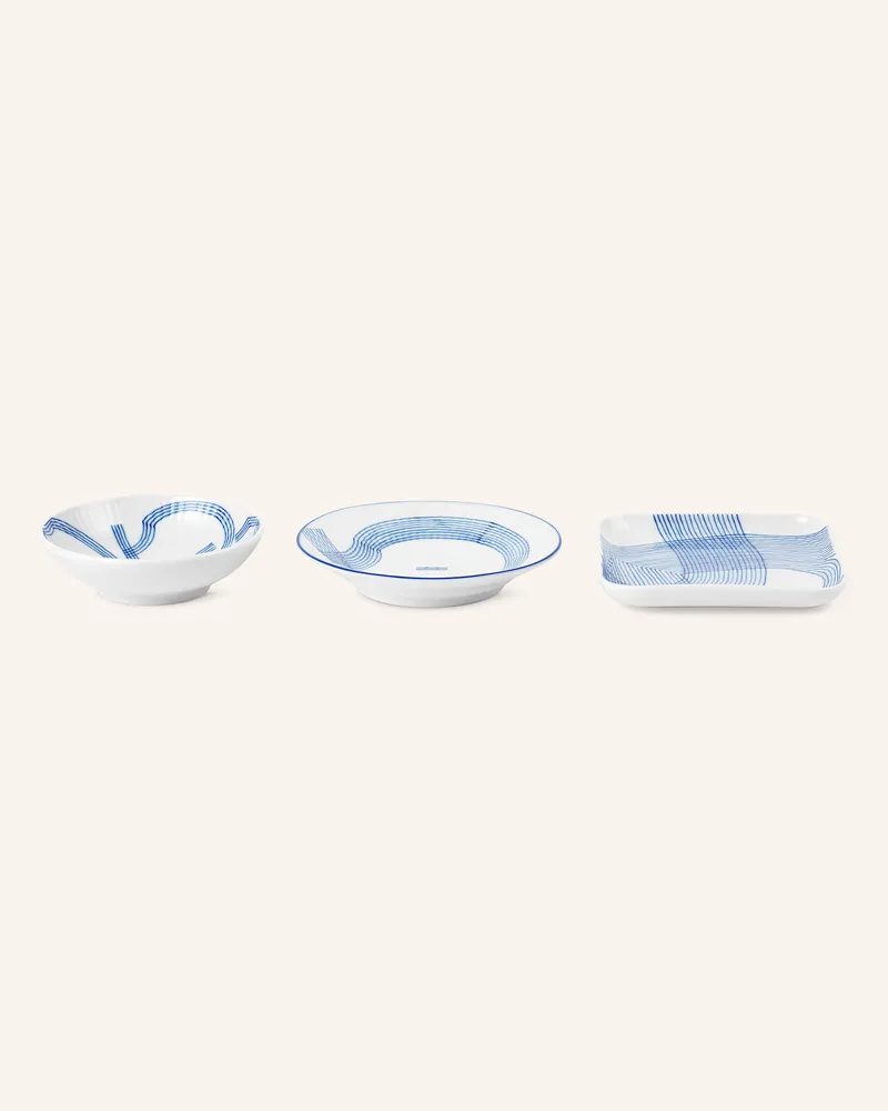 Royal Copenhagen 3-tlg. Schalen-Set MOTIF Blau