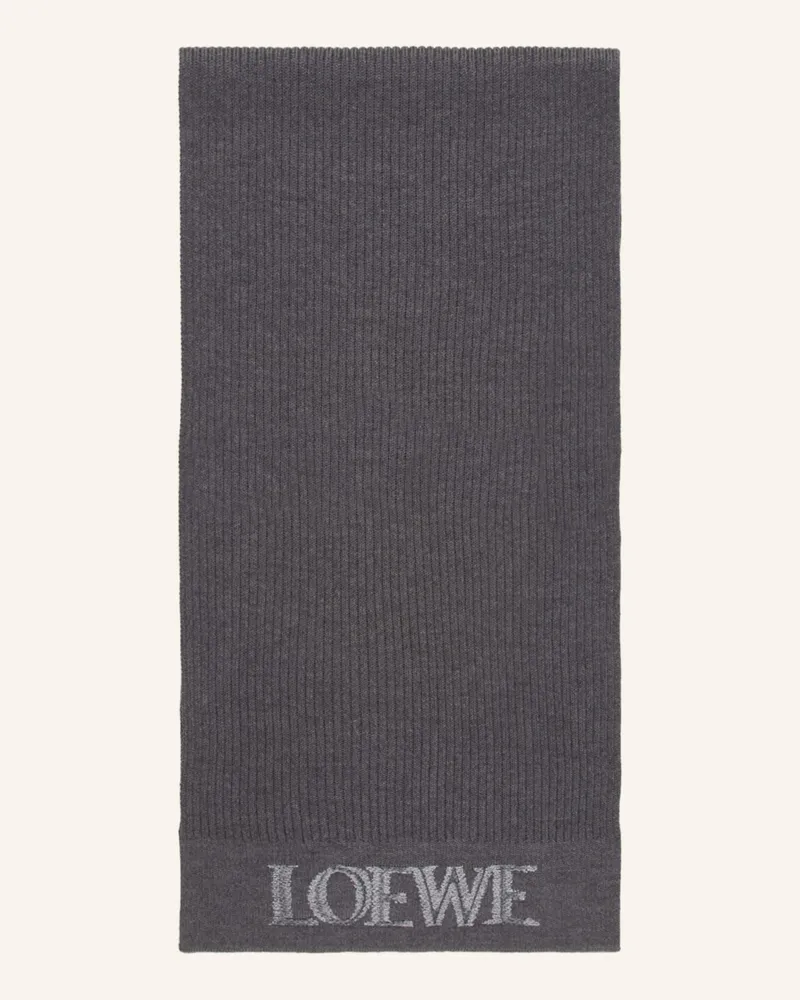 Loewe Schal grau Dunkelgrau