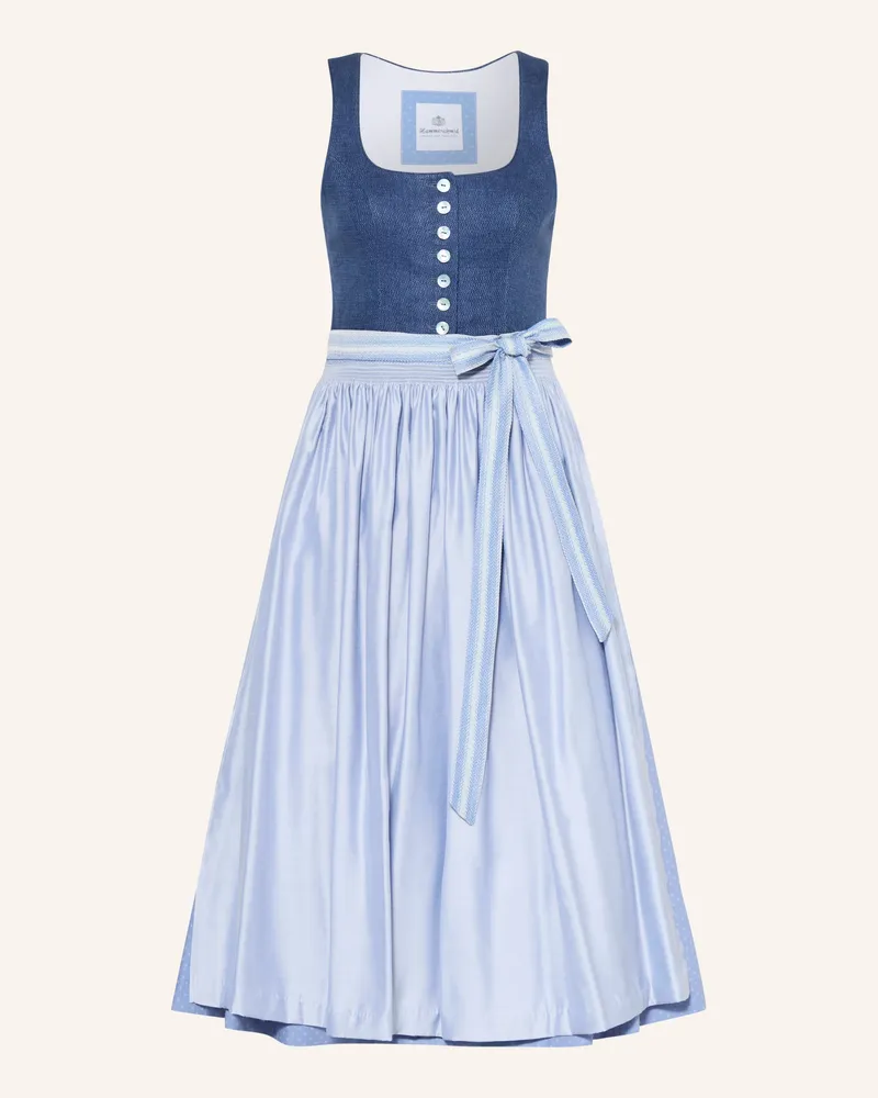 Hammerschmid Dirndl KOFLERSEE aus Leinen Hellblau