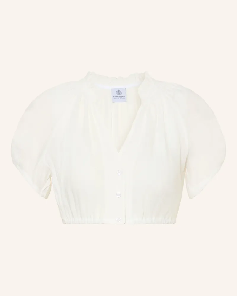 Hammerschmid Dirndlbluse Dora weiss Weiss