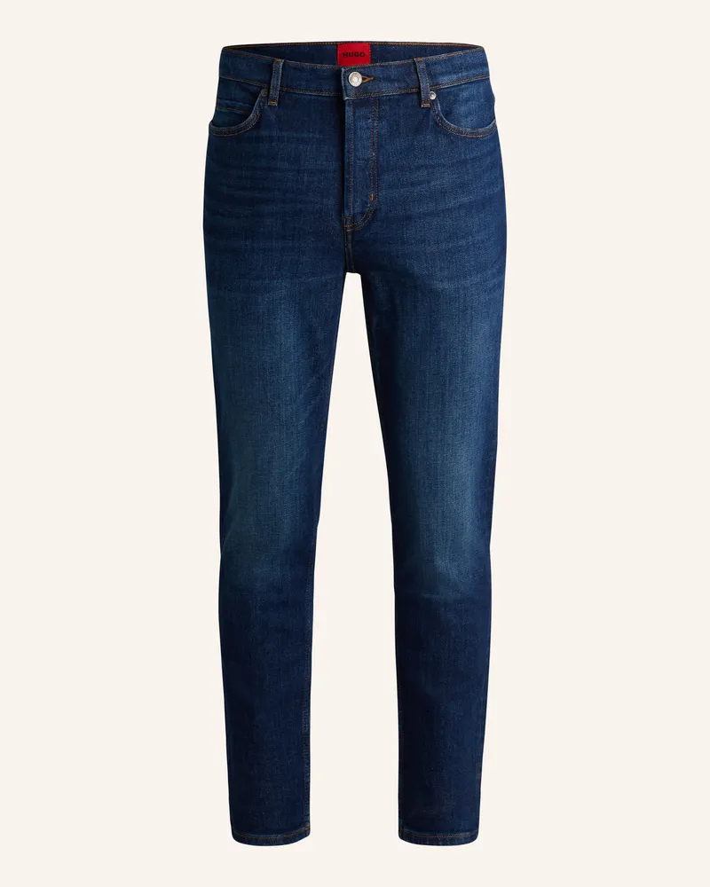 HUGO BOSS Jeans Hugo 634 Tapered Fit blau Dunkelblau