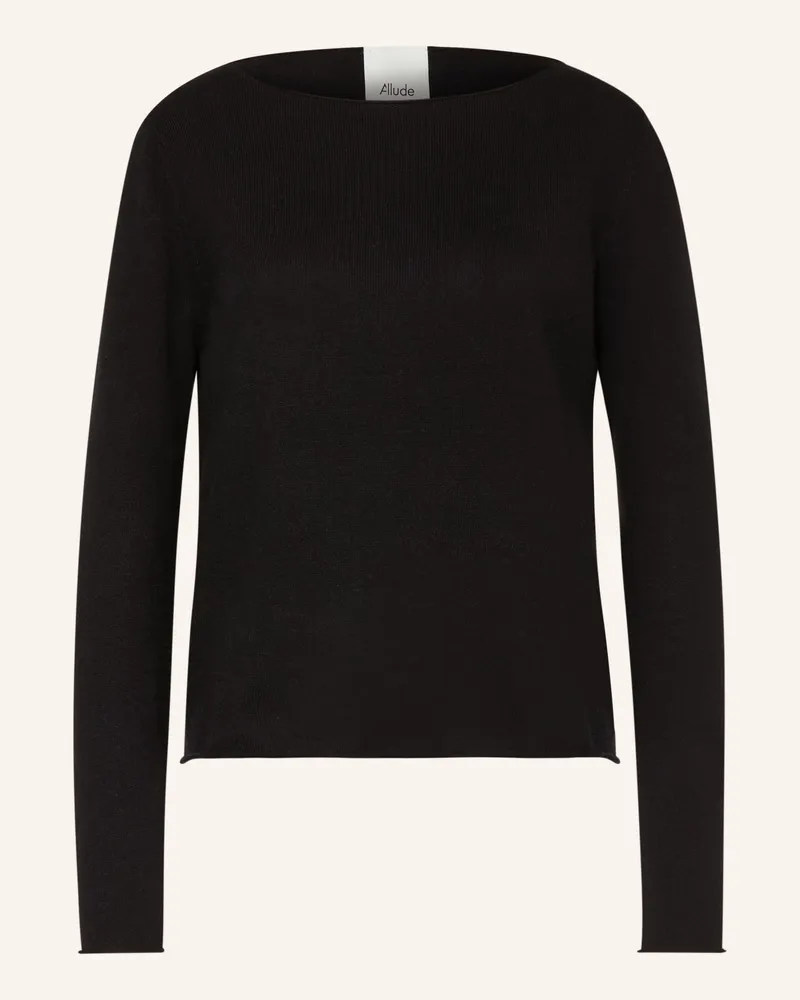 ALLUDE Pullover Mit Cashmere schwarz Schwarz