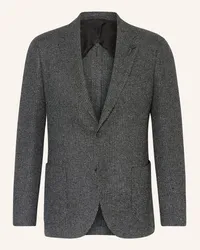 LARDINI Tweed-Sakko Extra Slim Fit mit Seide Blau