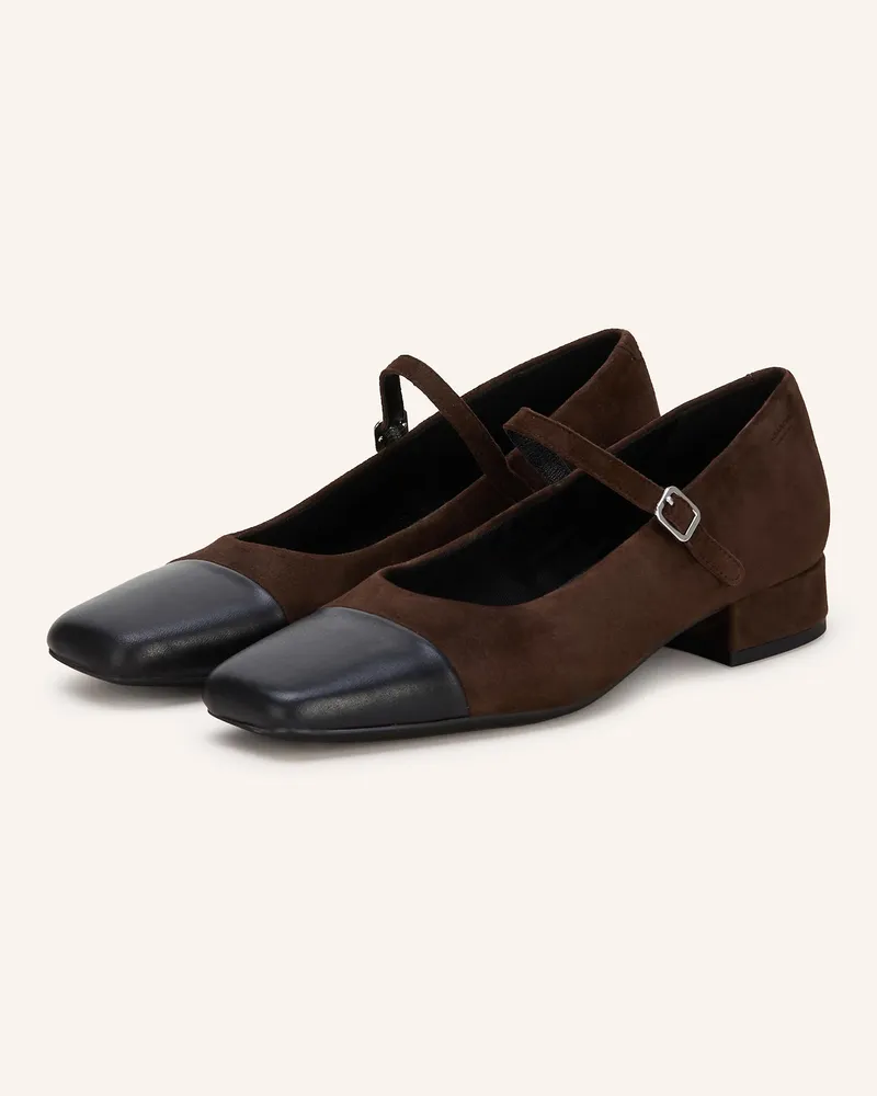 Vagabond Mary-Jane-Pumps DEBBI Dunkelbraun