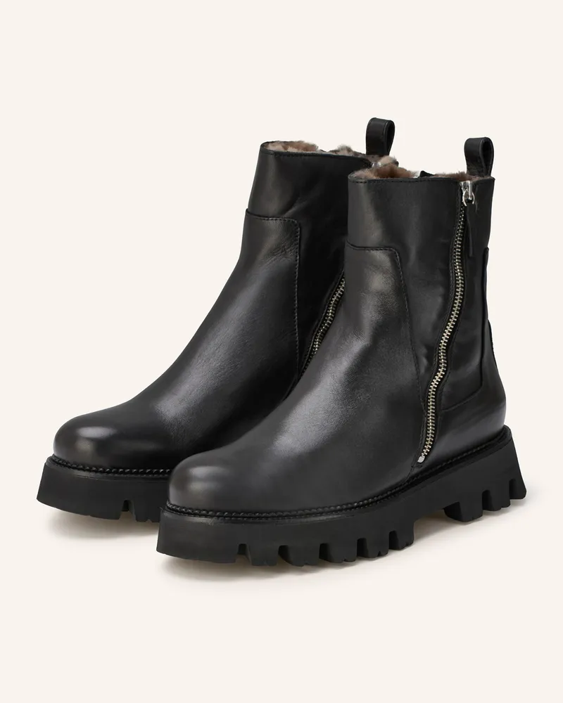 lilienfels Boots Schwarz