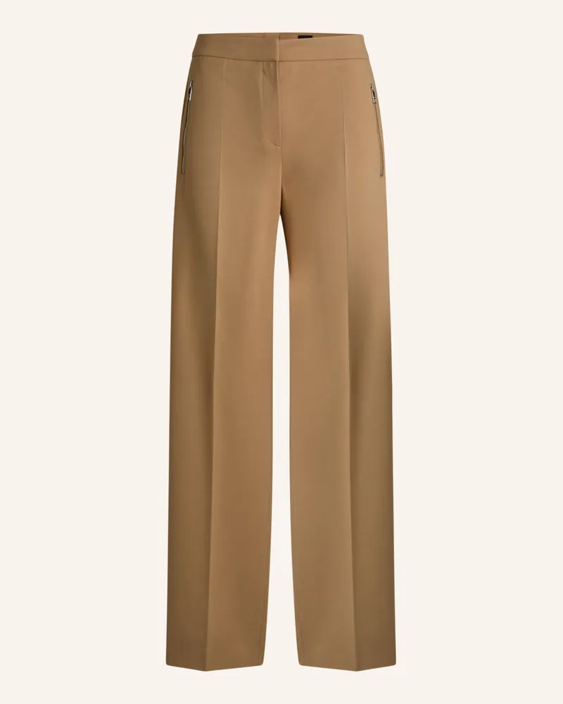 HUGO BOSS Business Hose TILDA1 Regular Fit Beige