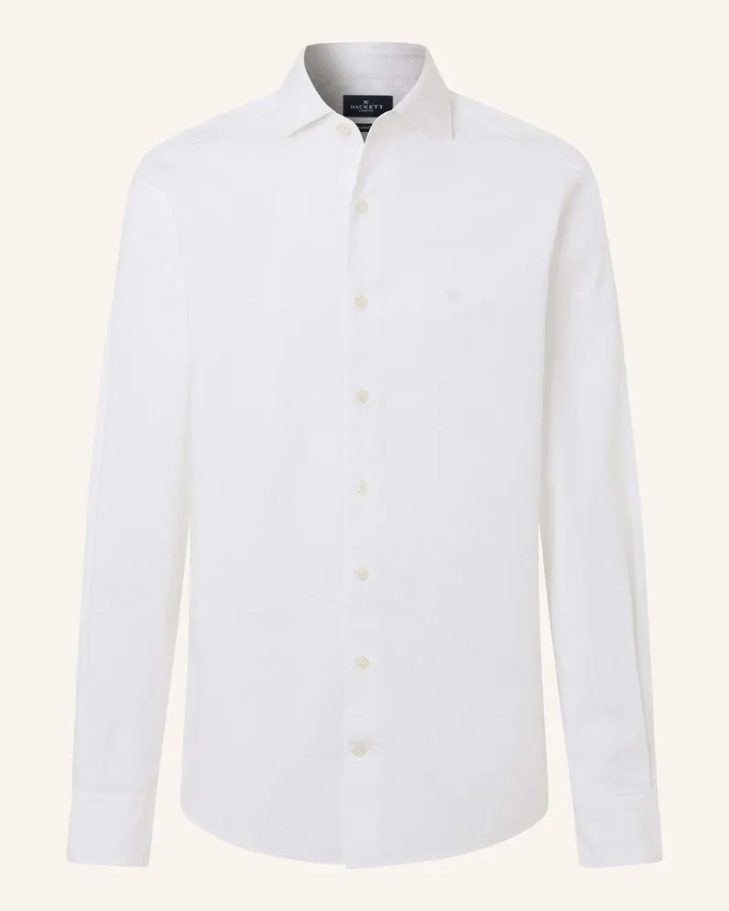 Hackett Freizeithemd Ess Stretch Pop weiss Weiss
