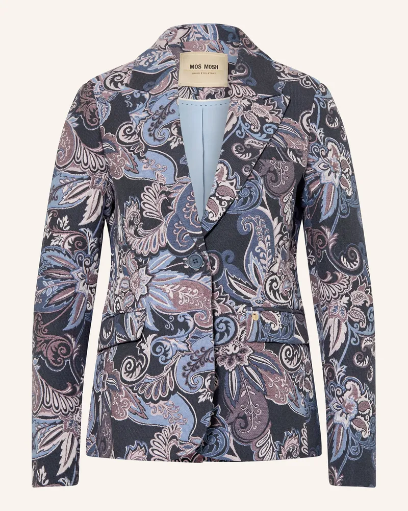 Mos Mosh Jacquard-Blazer Mmlanie lila Dunkelblau