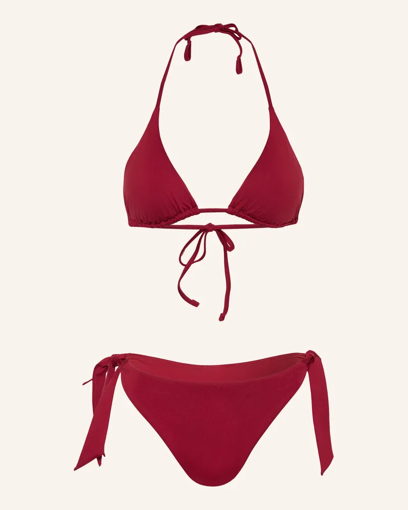 Max Mara Triangel-Bikini Baby rot Dunkelrot