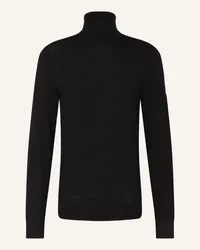 Calvin Klein Rollkragenpullover aus Merinowolle Schwarz