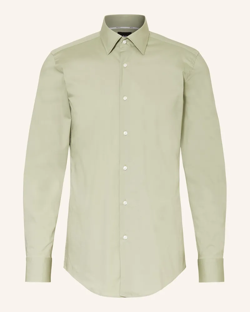 HUGO BOSS Hemd HANK Slim Fit Hellgrün