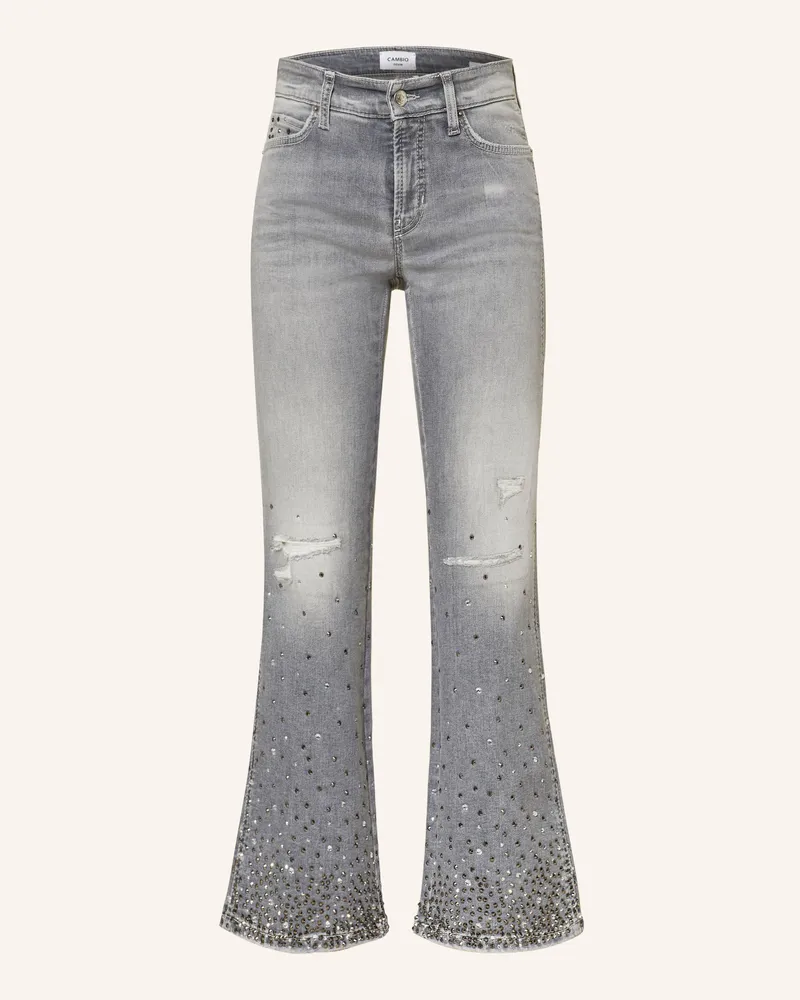 Cambio Jeans Franesca Mit Schmucksteinen grau 5314