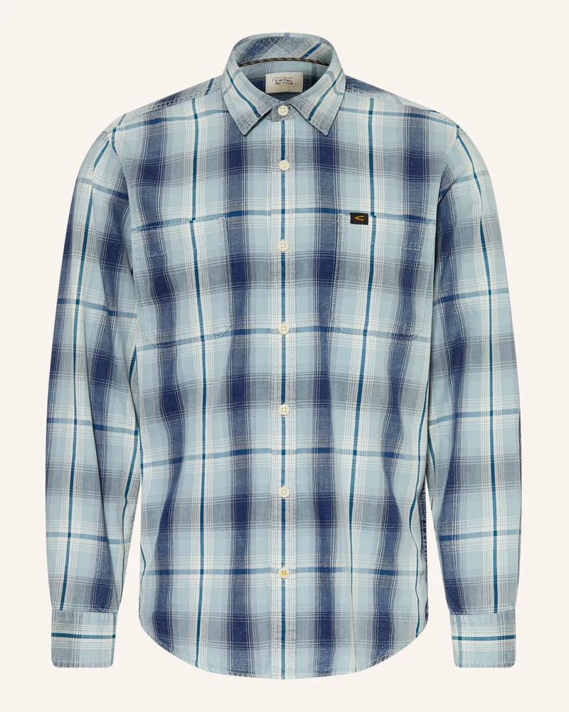 Camel Active Hemd Regular Fit blau Hellblau