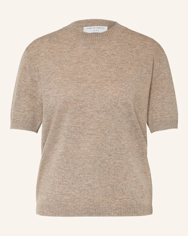 Tiger of Sweden Strickshirt May Mit Merinowolle grau Grau