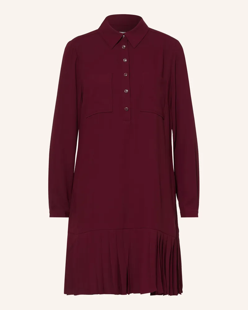 HOBBS London Hemdblusenkleid Tina lila Dunkelrot