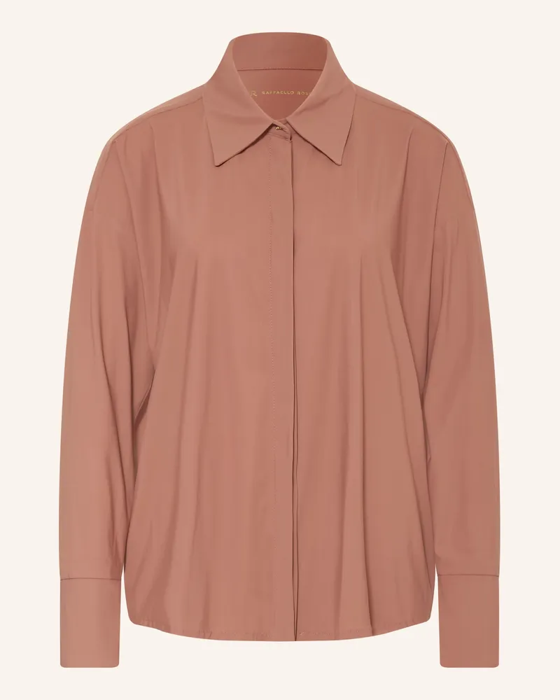 RAFFAELLO ROSSI  Hemdbluse Melory Aus Jersey rosa Braun