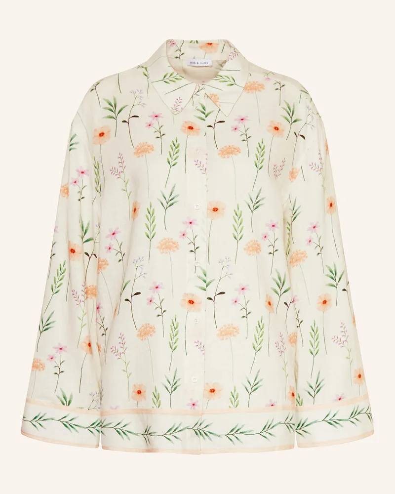 Mrs & HUGS Hemdbluse weiss Creme