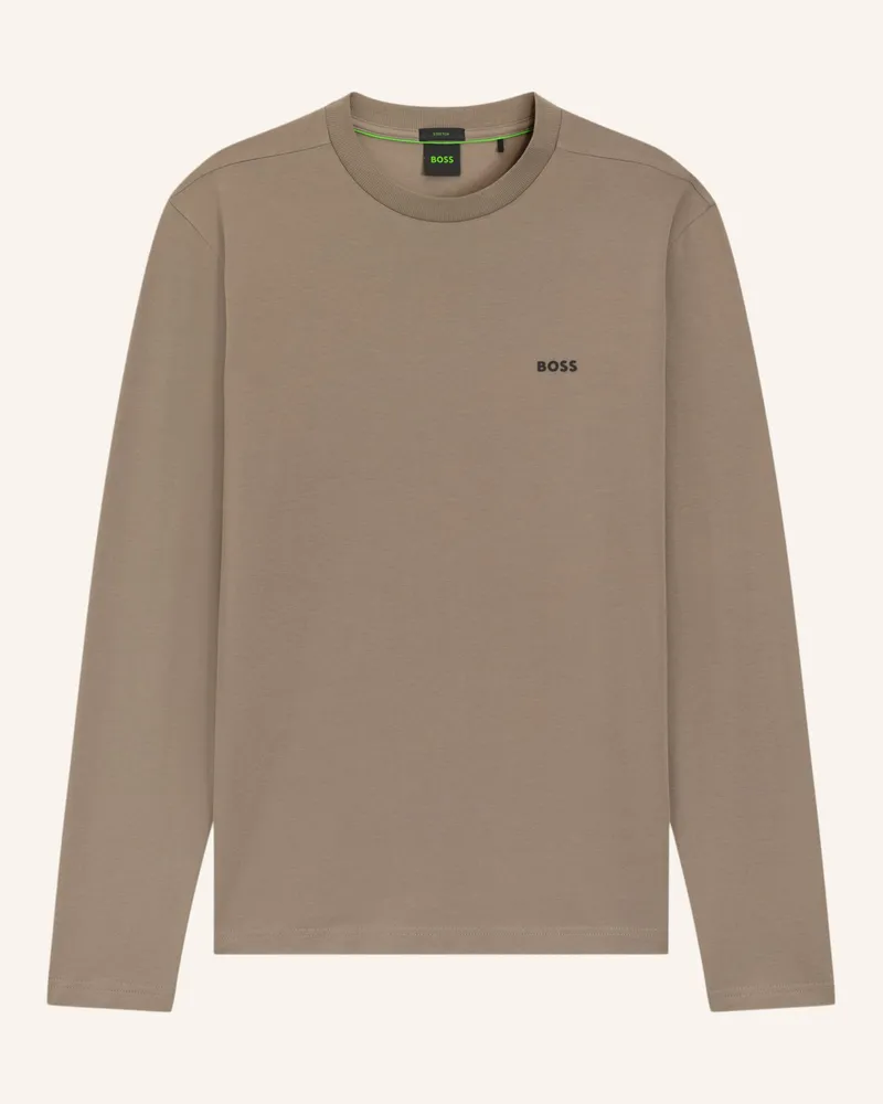 HUGO BOSS Longsleeve Hellgrün