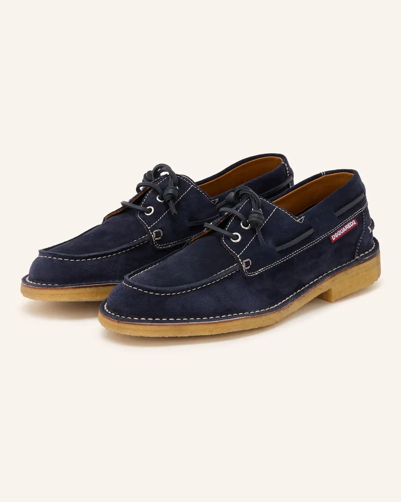 Dsquared2 Bootsschuhe blau Dunkelblau