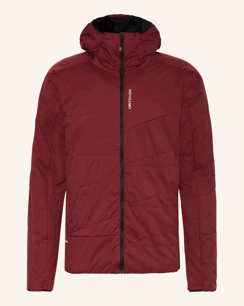 Ortovox Steppjacke Swisswool Piz Duan Jacket rot Dunkelrot
