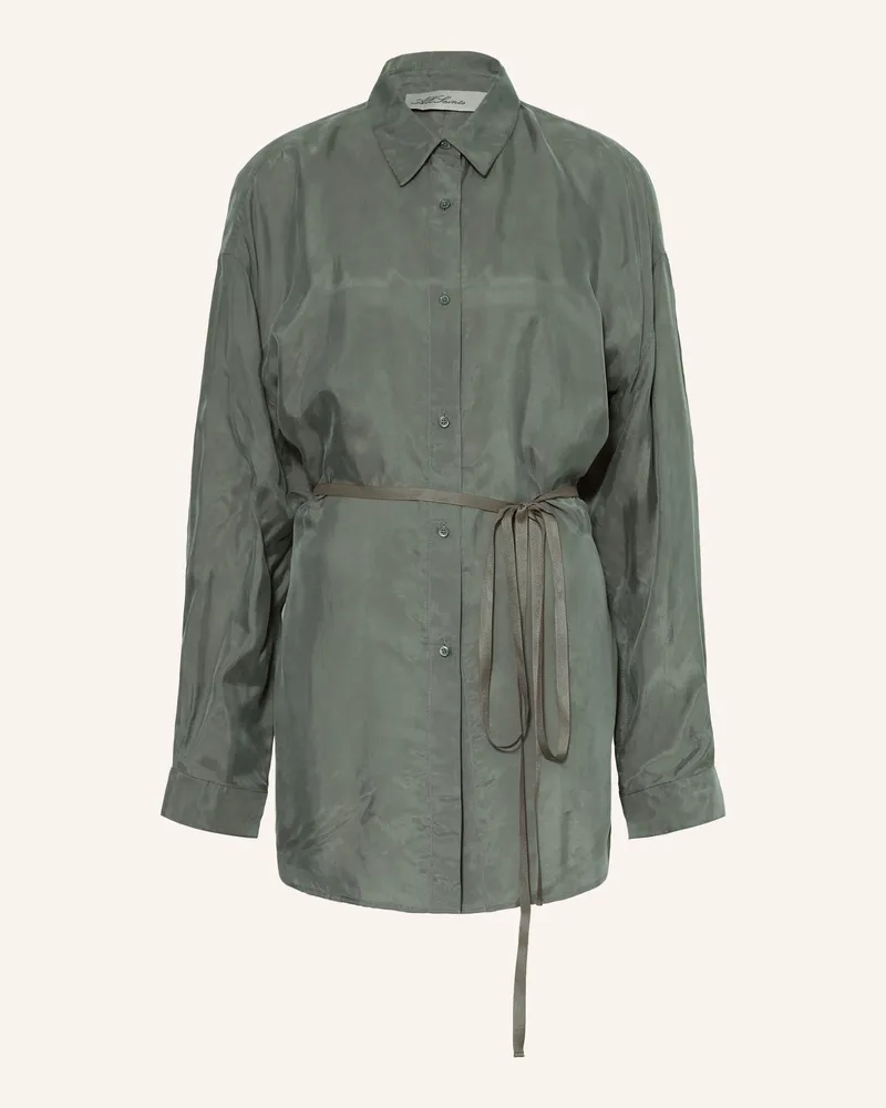 AllSaints Hemdbluse Ilana grau Dunkelgrau