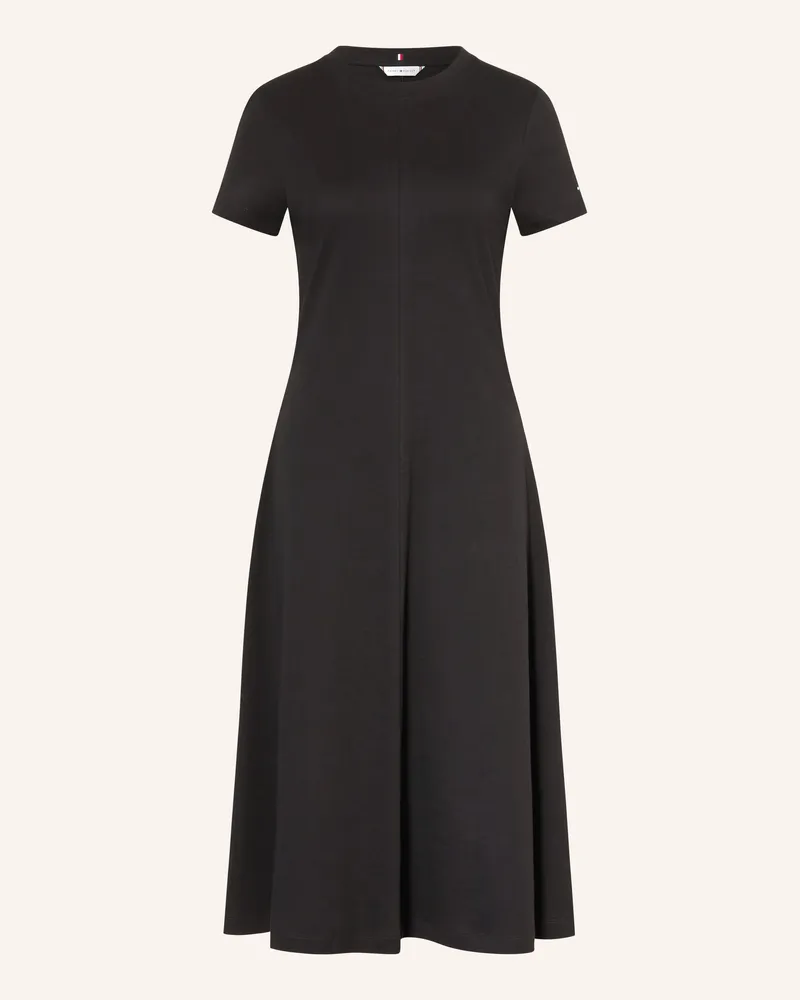 Tommy Hilfiger Kleid Interlock schwarz Schwarz
