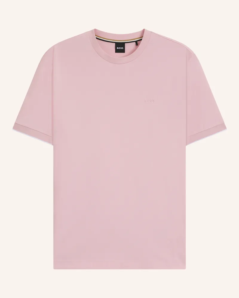 HUGO BOSS T-Shirt Thompson 250_In Regular Fit pink Hellrosa