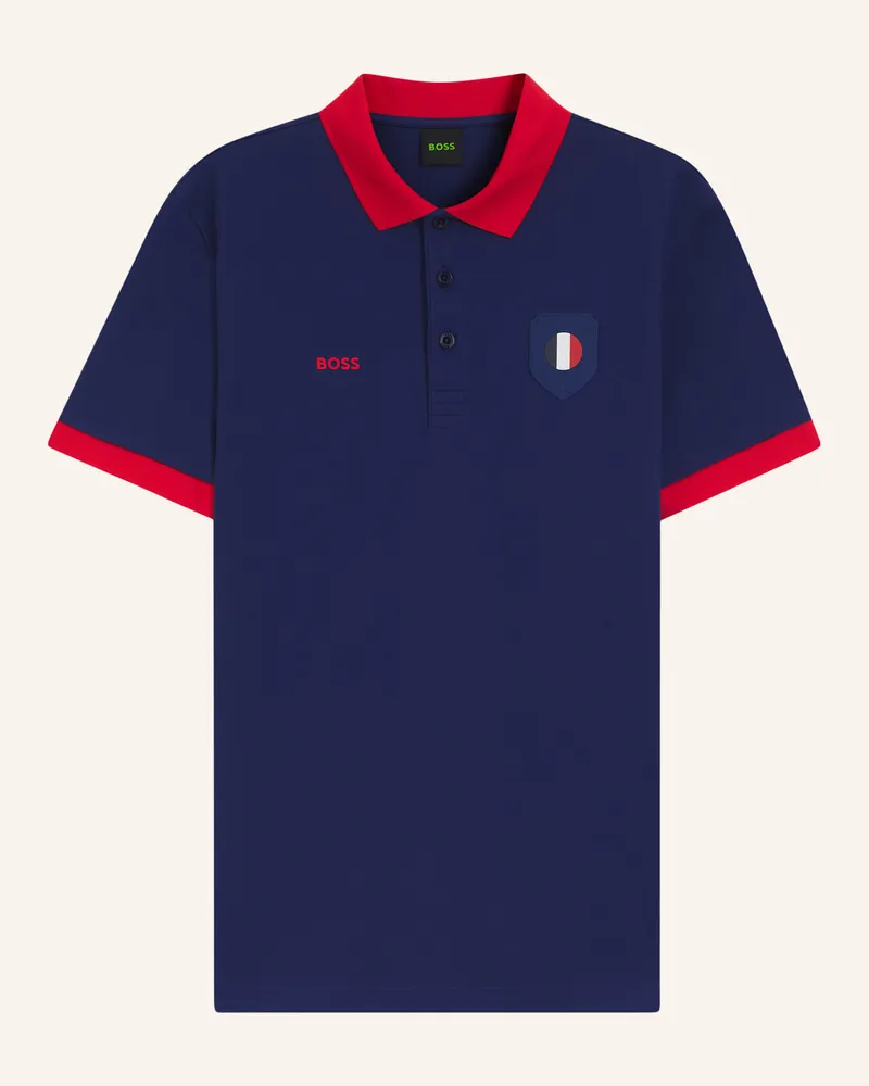 HUGO BOSS Poloshirt Pl_Bb Bc Lux Paddy Regular Fit blau Dunkelblau