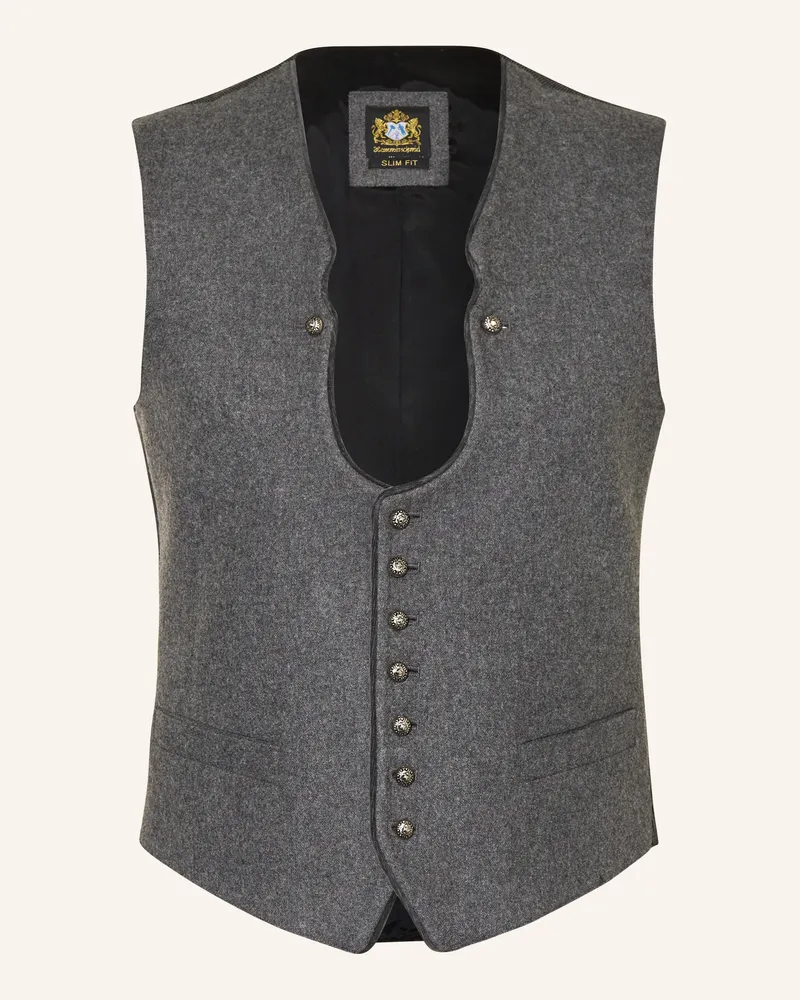 Hammerschmid Trachtenweste Vizenz Slim Fit grau Grau