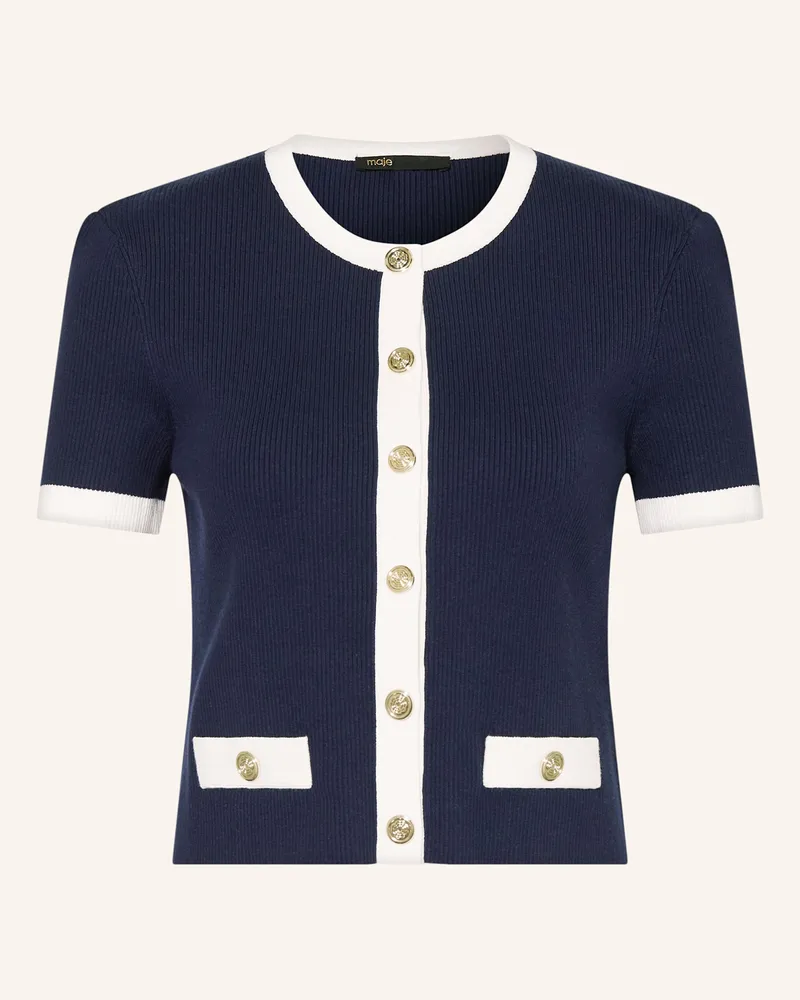 Maje Strickjacke blau Dunkelblau
