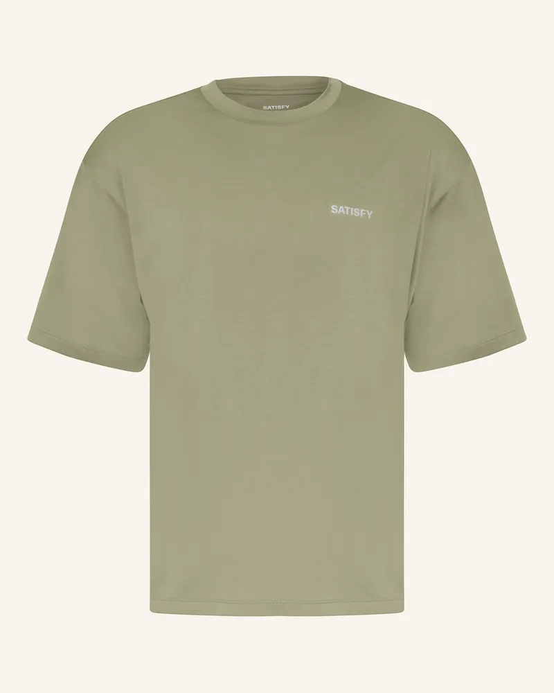 Satisfy Laufshirt AURALITE Oliv