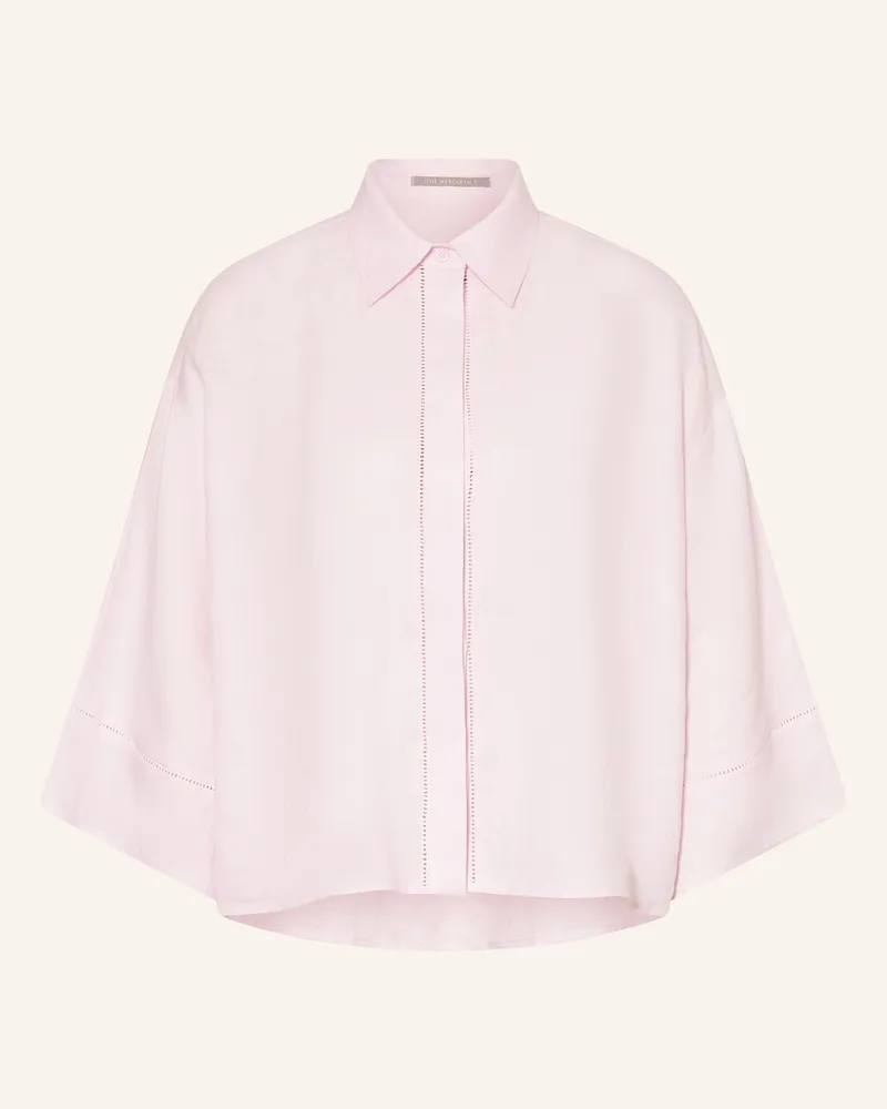 (THE MERCER) N.Y. Hemdbluse Aus Leinen Mit 3/4-Arm rosa Hellrosa