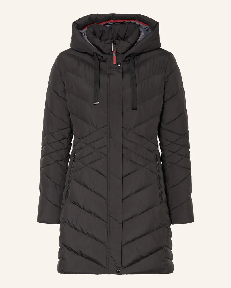 Fuchs Schmitt Steppmantel Mit Abnehmbarer Kapuze schwarz Schwarz